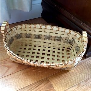 Handcrafted gathering basket